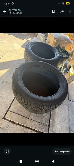 235/50/18 pneus novos