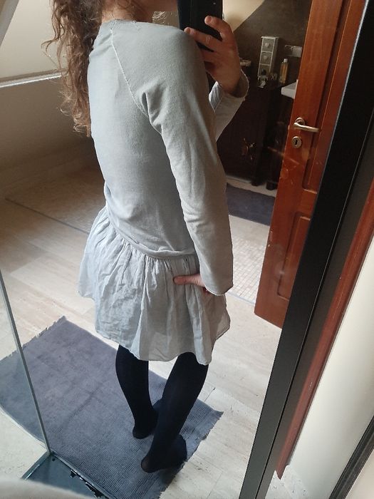 S/M Sukienka materialowa