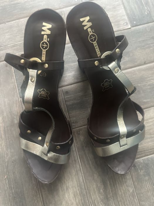 Босоніжки з натуральної шкіри 39 розміру