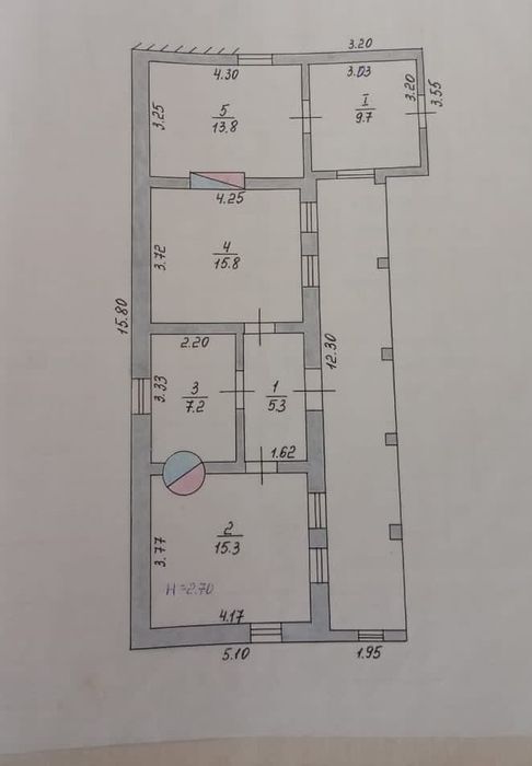 С.Матроска,дом-50кв.м.-12т.у.е.