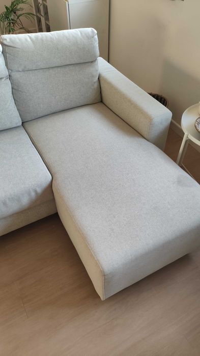 Sofá 3 lugares com chaise longue