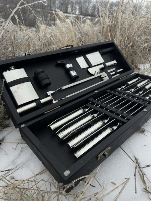 Шампура в Кейсе.Подарочный Набор Шампуров. От производителя