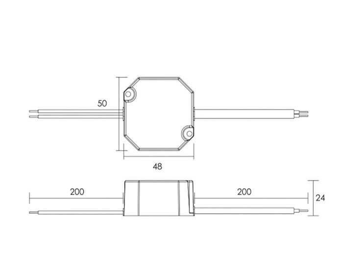 Actec Mini-12-24 Sterownik Zasilacza Led IP65