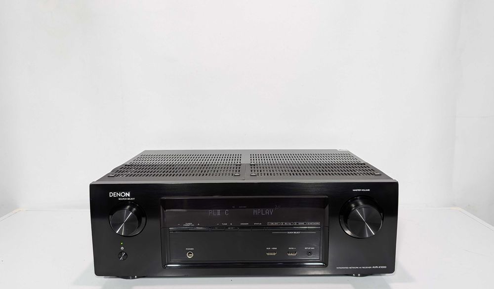 5.1 Ресивер Denon AVR-X1000,має 120 Вт/канал/HDMI/ARC/USB/ЦАП/HD Audio