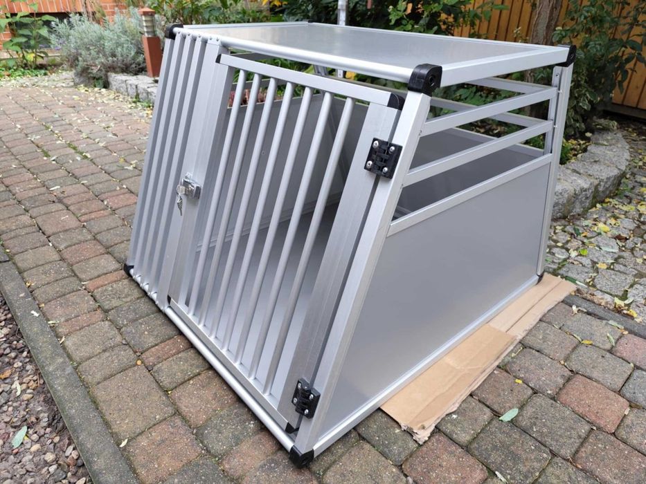 AluRide transporter samochodowy L - aluminiowy 80x92x65 cm
