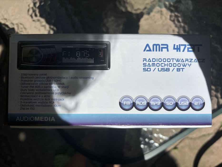 Amr 4h7bt Radioodtwarzacz samochodowy
