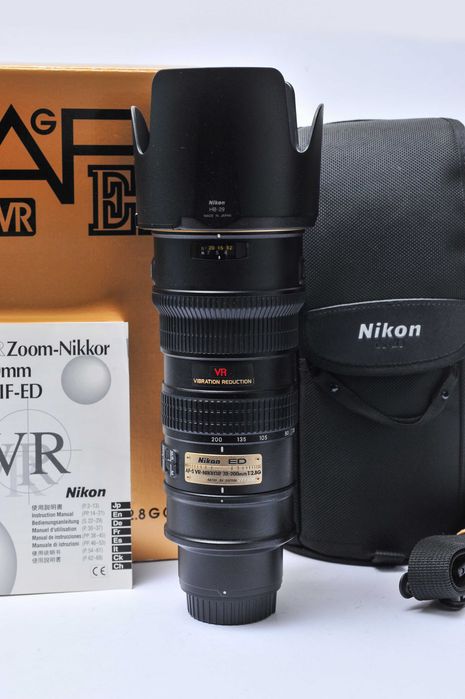 Nikon AFS 70-200 VR (excelente estado)