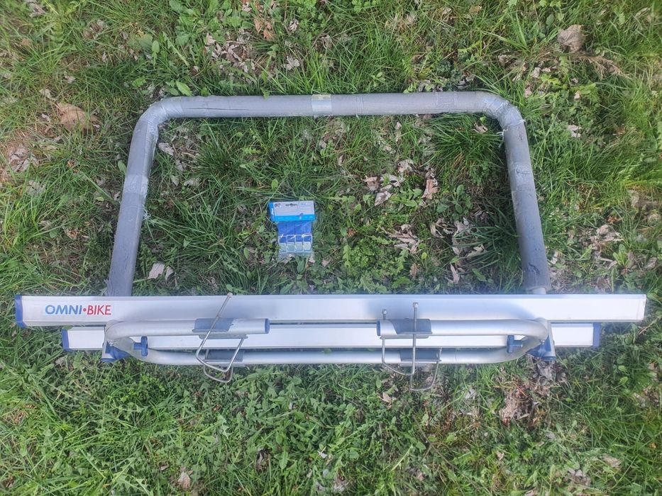 Bagażnik na e bike do przyczepy kempingowej  na dyszel 50kg