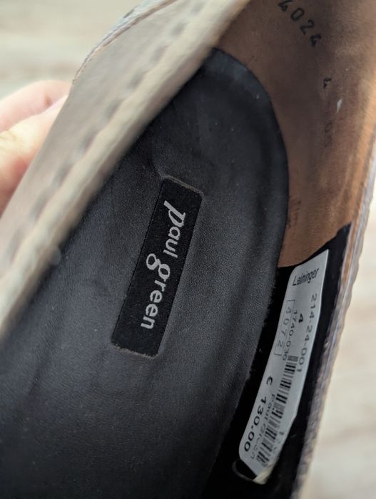 Елегантні преміальні лофери Paul Green Slipper EUR 37 Gr 4 24 см.