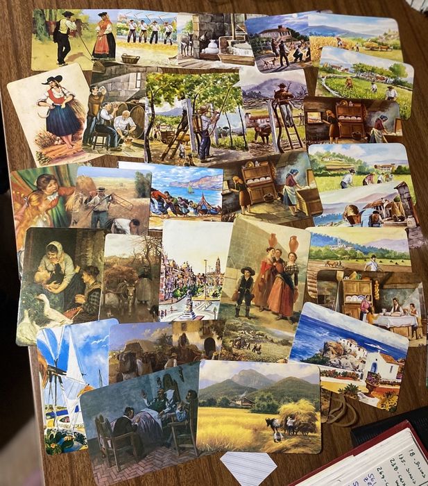 Lote de 2500 calendarios anos 80, 90, 00, 10