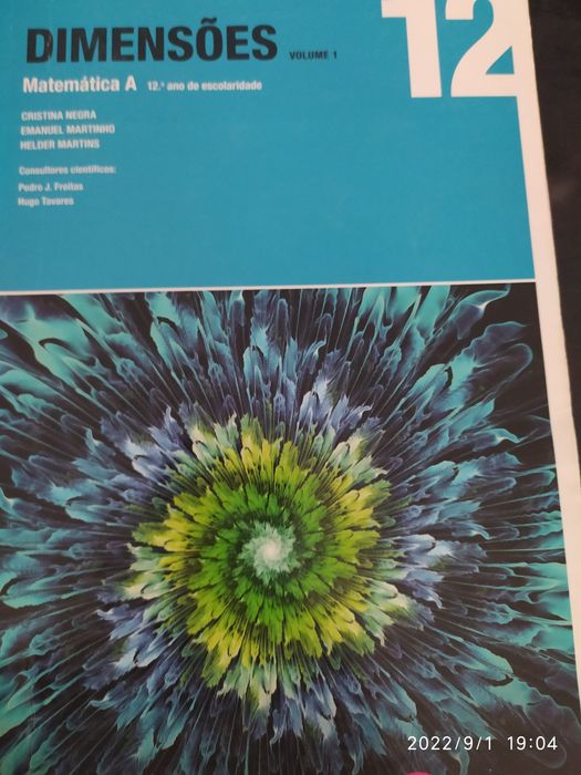 Manuais matemática 12 ano - volume 1 e 2