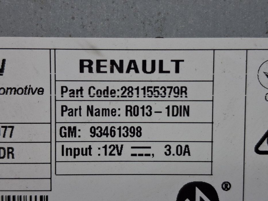 Rádio / auto-rádio FIAT Talento Chassis (296_)