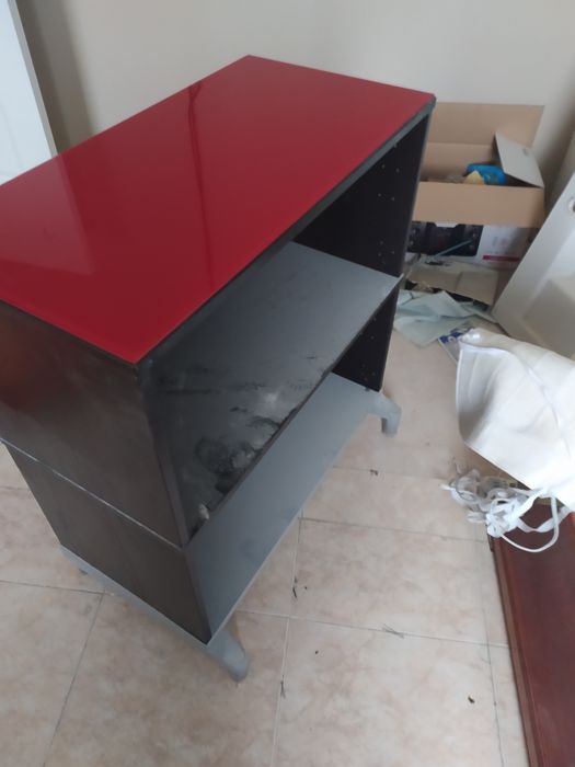 Móvel de recepção + Cadeira