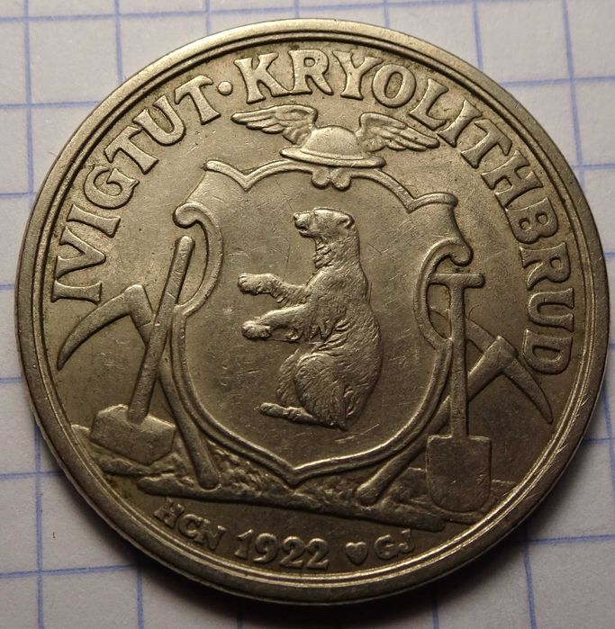 Grenlandia 10 koron, 1922