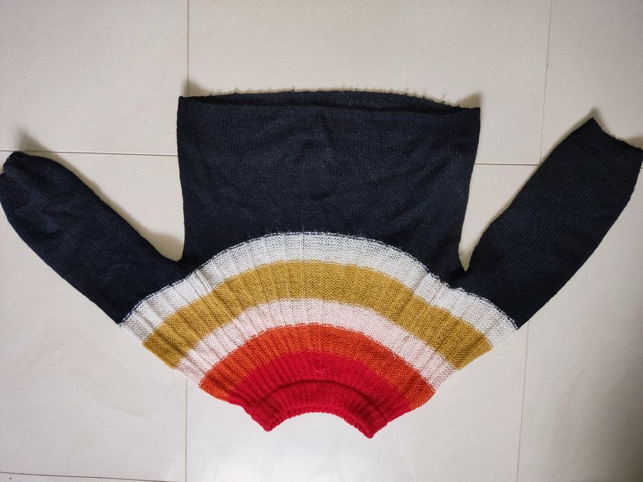 Mango MNG piękny modny sweter z moherem r.. S