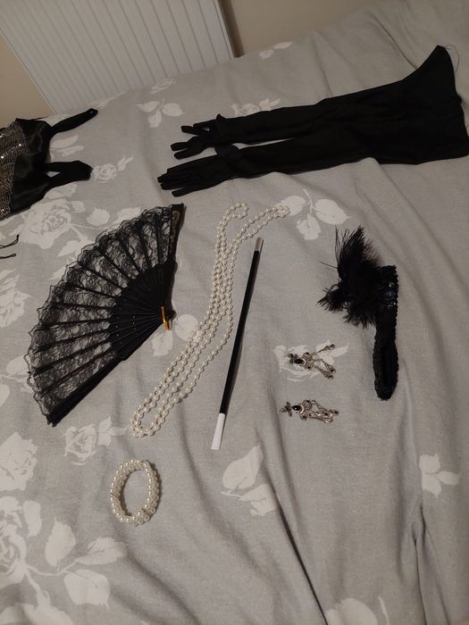 Zestaw damski  retro lata 20