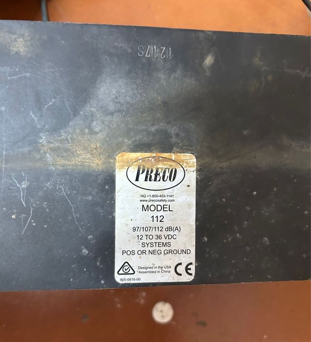 Alarme de marcha atrás