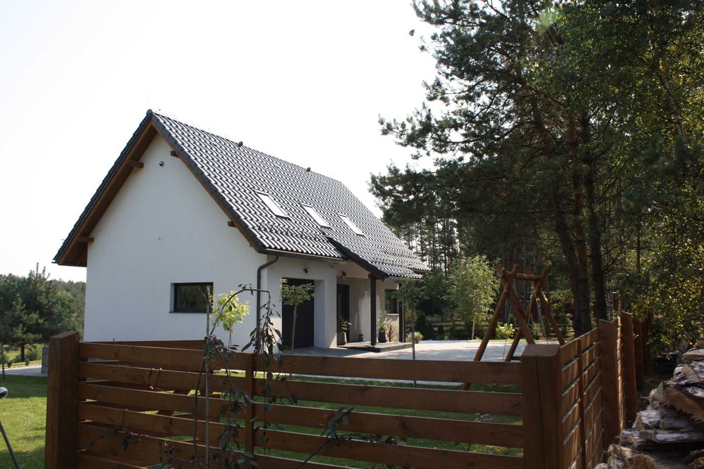 Domek letniskowy całoroczny na Kaszubach koło Kościerzyny