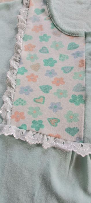 Camisa noite algodao cardado