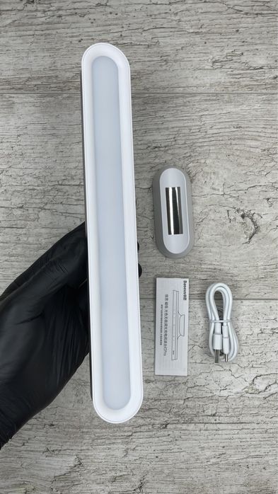 Лампа Baseus Magnetic Stepless Dimming Desk Lamp Pro DGXC-02 White настільний LED світильник з регулюванням яскравості