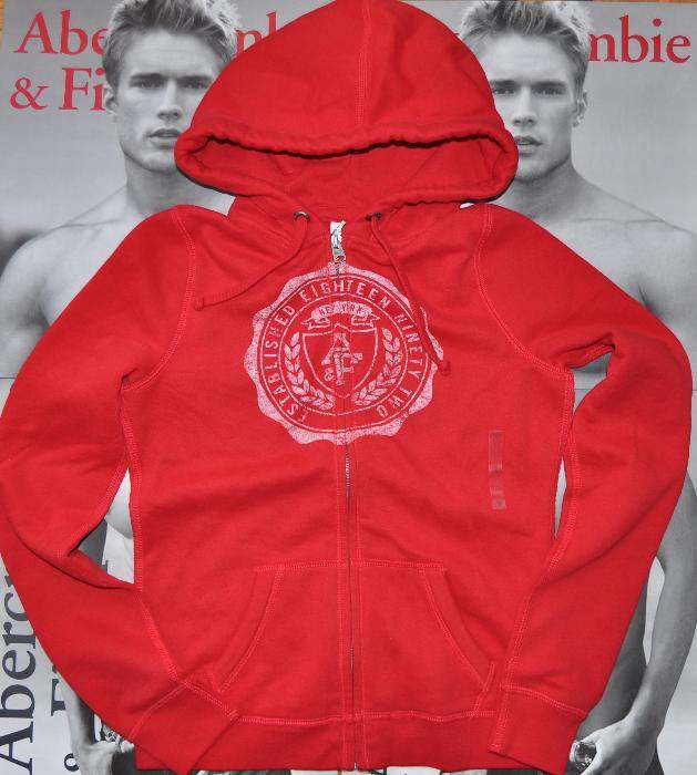 Bluza ABERCROMBIE nowa z metką rozm. S czerwona