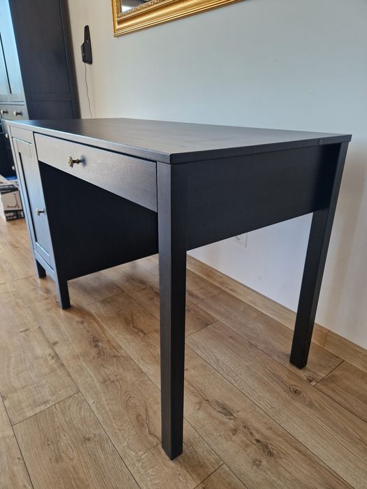 Biurko hemnes ikea 120x55 cm wenge czarny brąz