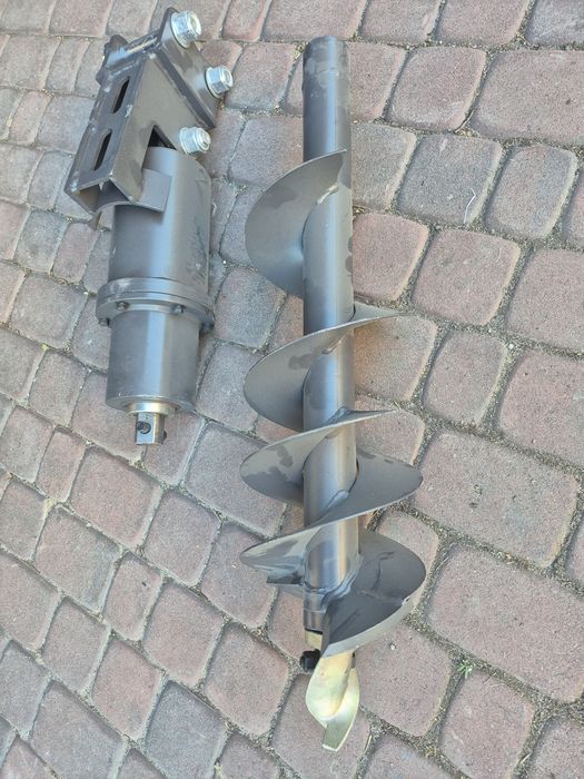 Wiertnica hydraliczna 20 cm do minikoparki z wężami!