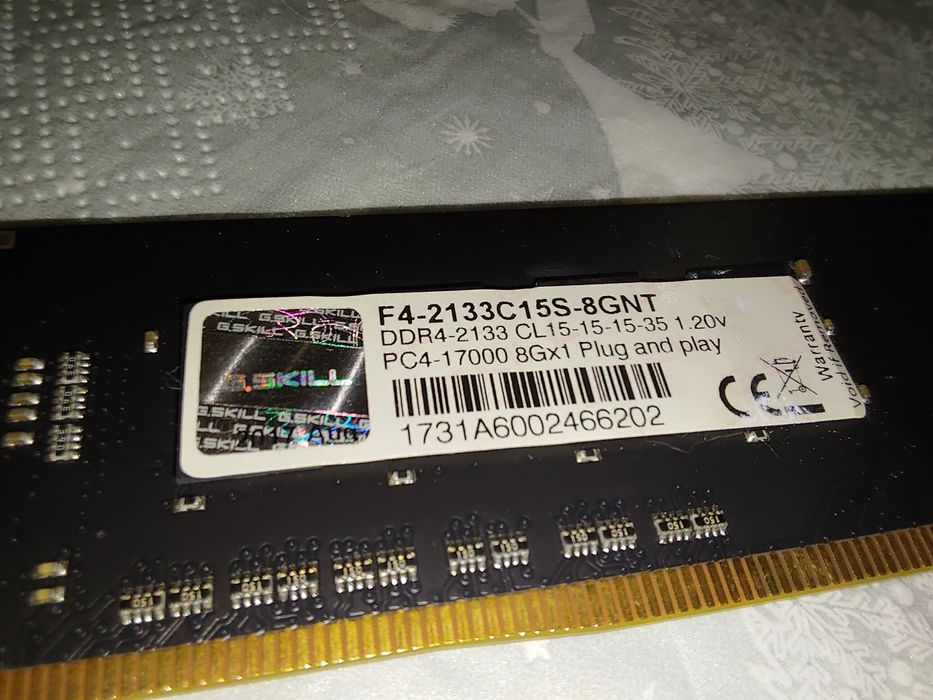 Ddr4 g.skill 2133mhz 8gb