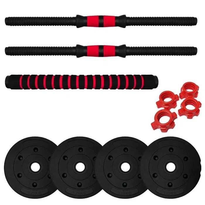 Hantle regulowane 2x5kg zestaw 10kg z łącznikiem gryfy talerze