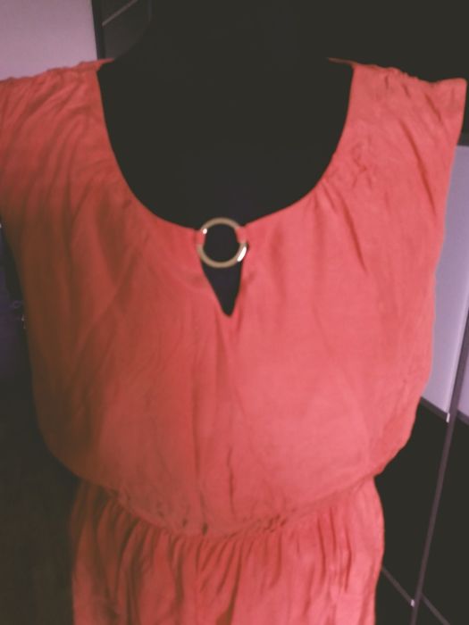 Sukienka 38 Monnari prosta pomarancz