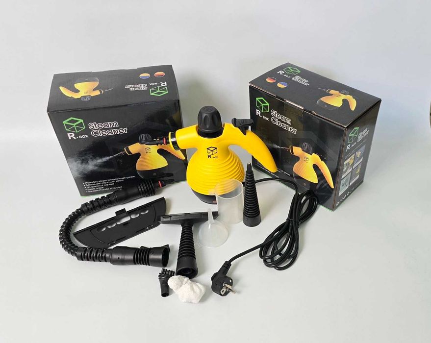 Пароочисник ручний для дому 1050Ват R-box Гарантія 12 місяців.