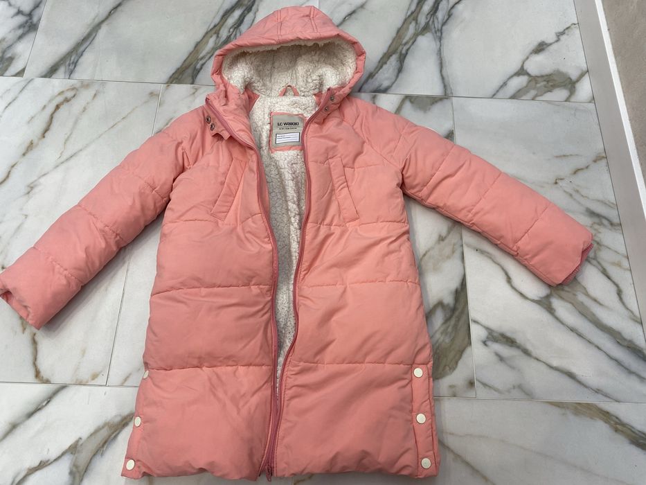 Зимова куртка пальто на дівчинку 134 р. на меху