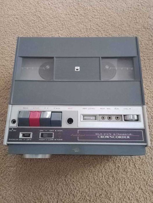 Rádio Gravador Crown Coleccionadores