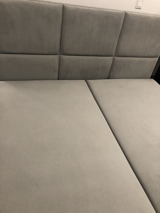 Welurowe łóżko 160x200 nowe