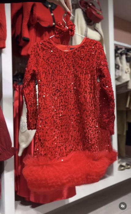 Платье нарядное на новый год, рождество, на 3-4 года