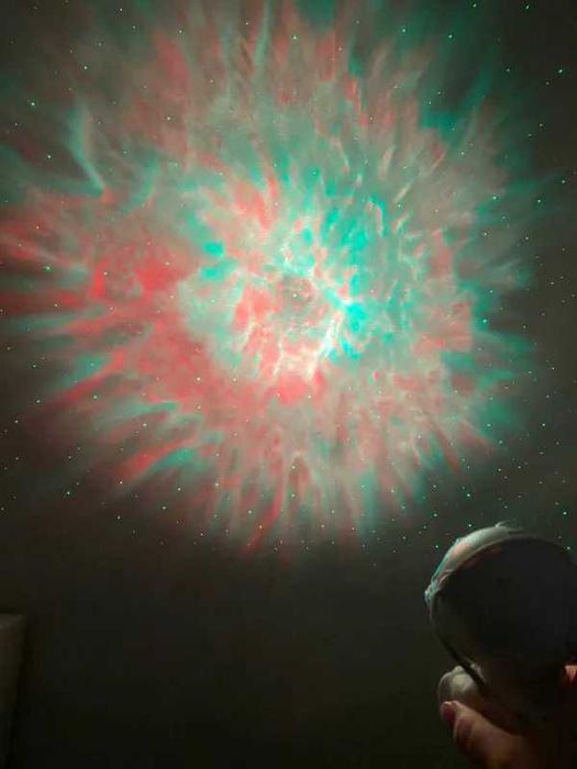 Космонавт Проектор звездного неба. Светильник Астронавт с пультом