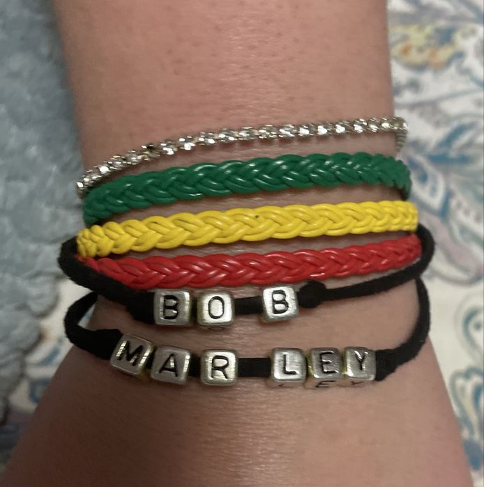 Pulseira personalizada do “BOB MARLEY”