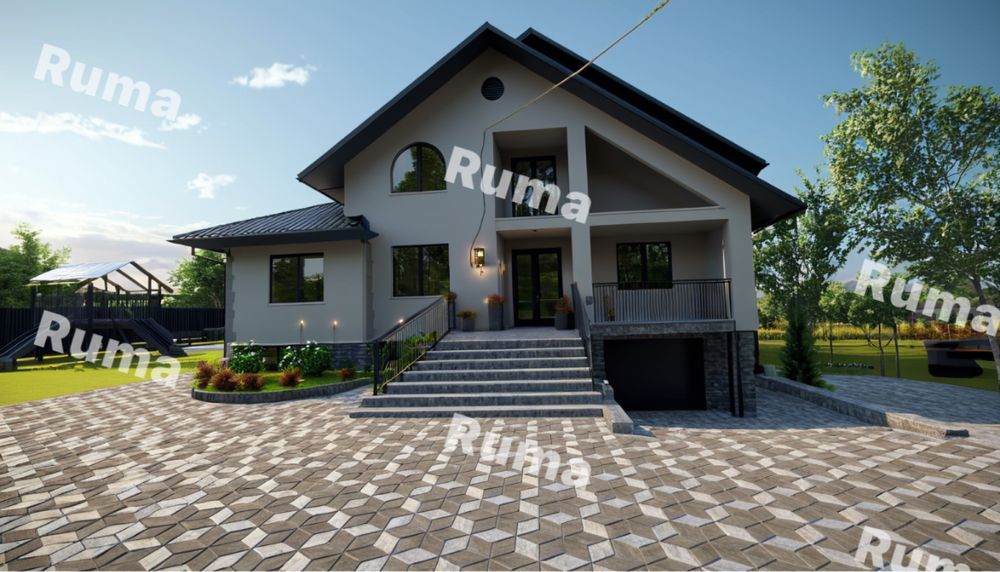 Продам будинок 233 м², 16соток, с. Димка, 2016 рік, готовий фасад