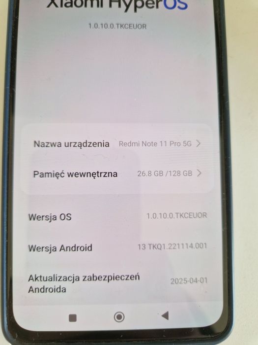 Xiaomi redmi note 11 pro 5g