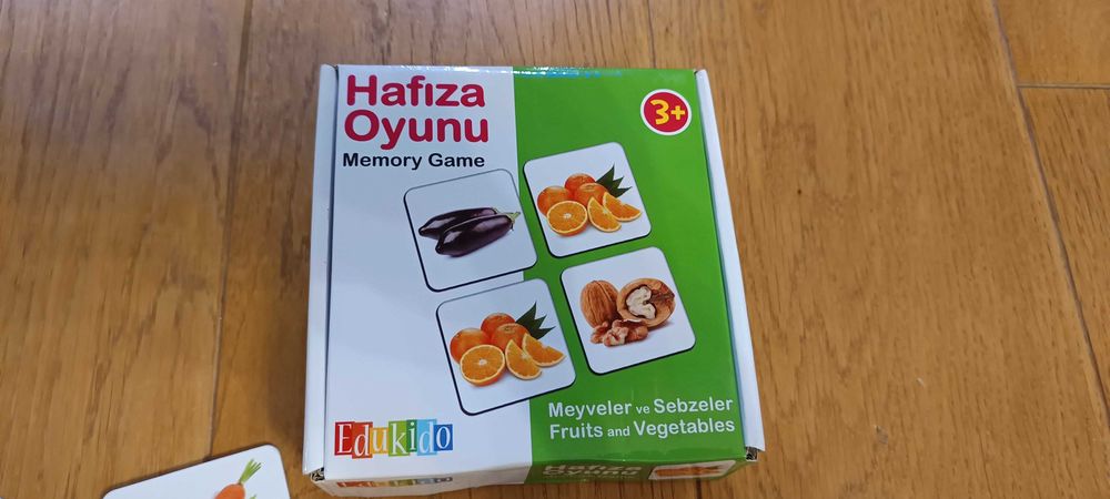 Gra pamięciowa edukido owoce i warzywa