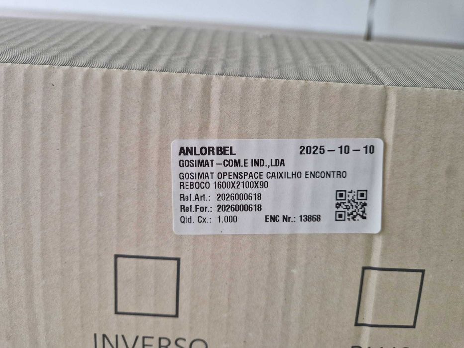 Estrutura para porta de correr - caixilho Gosimat