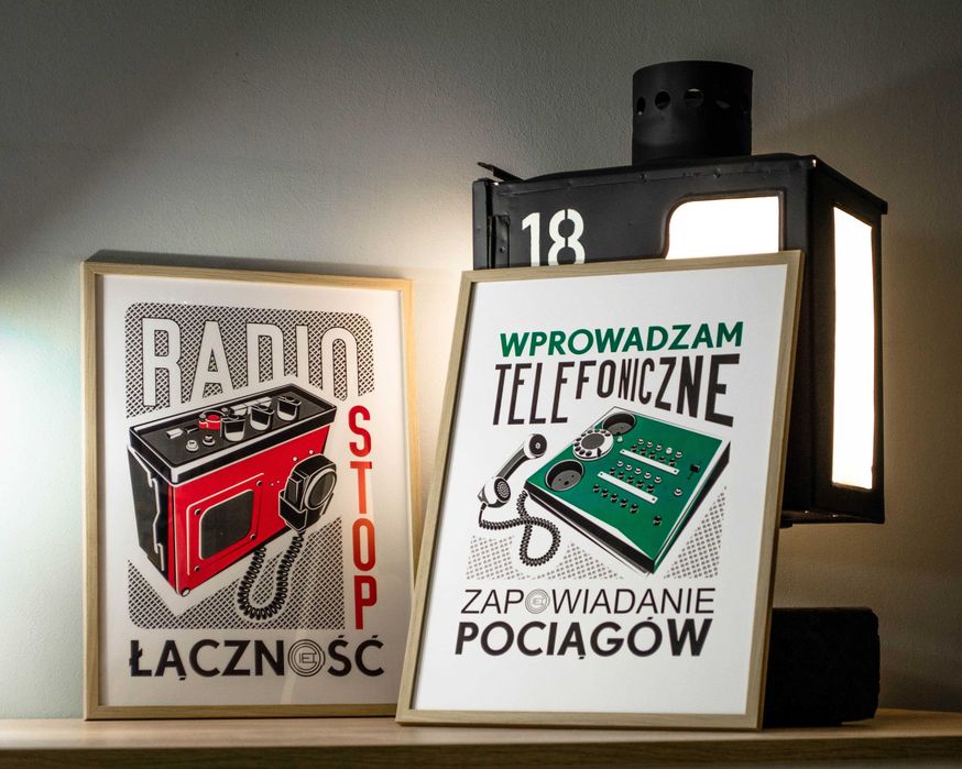 Grafika z Centralką kolejową KTE-101, PKP, KZŁ Bydgoszcz