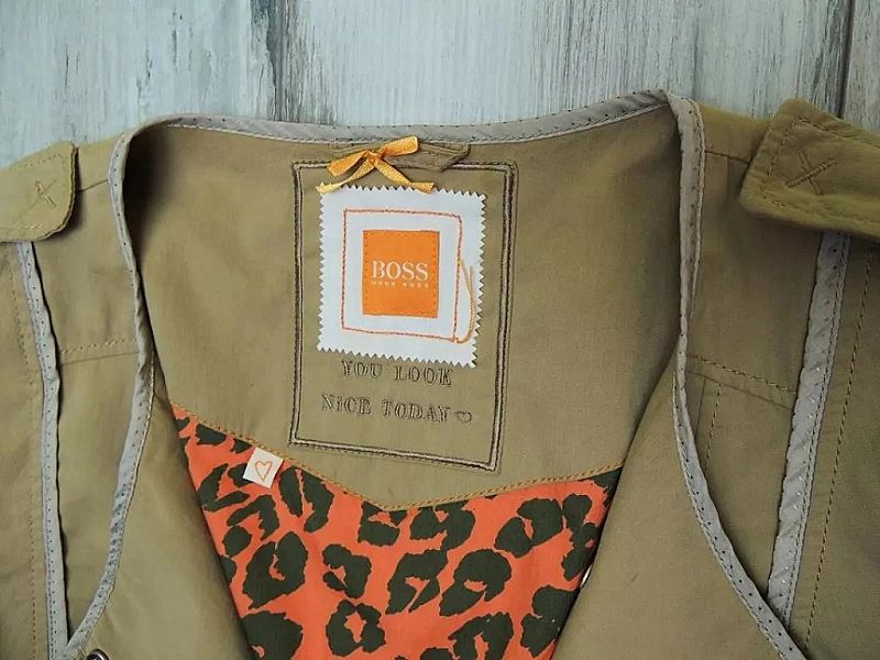 Hugo Boss Sportowa Ramoneska Premium Kurtka Damska Bawełna Streetwear