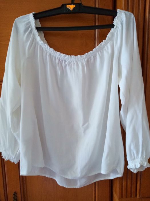 Bluzka biała hiszpanka