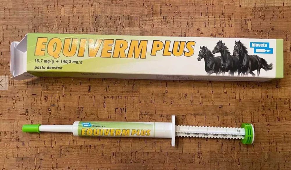 EQUIVERM Plus pasta przeciwpasożytnicza dla Koni - 4 sztuki