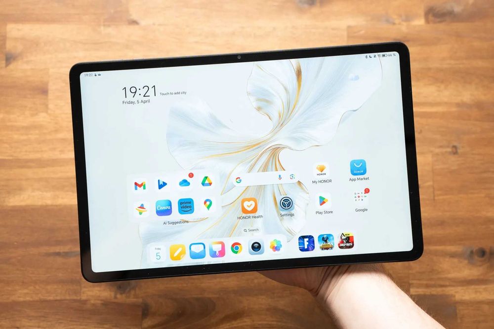 Потужний планшет Honor Pad White 10.9" 256GB з чохлом, склом та стилусом
