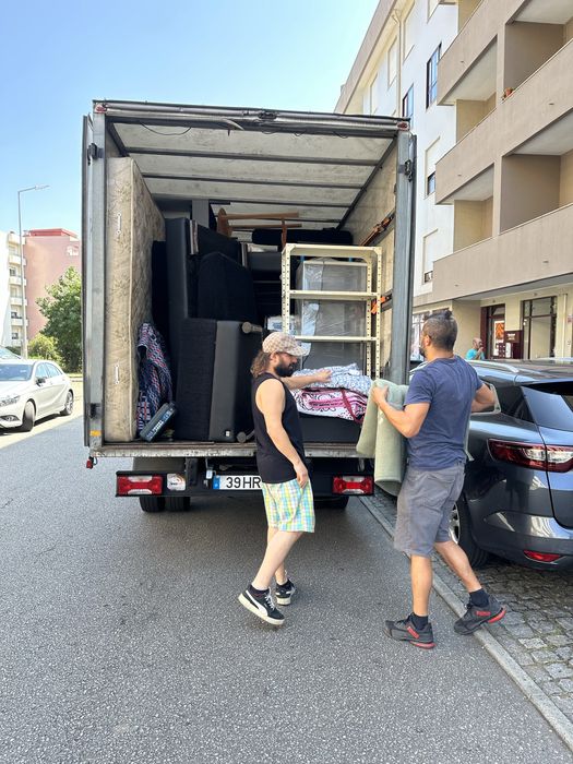 Profissinais mudanças & transportes