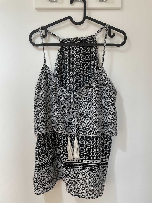 Koszulka bluzka na ramiączka boho L 40