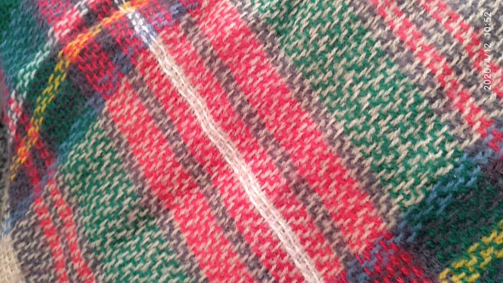 Lenço xadrez cachecol