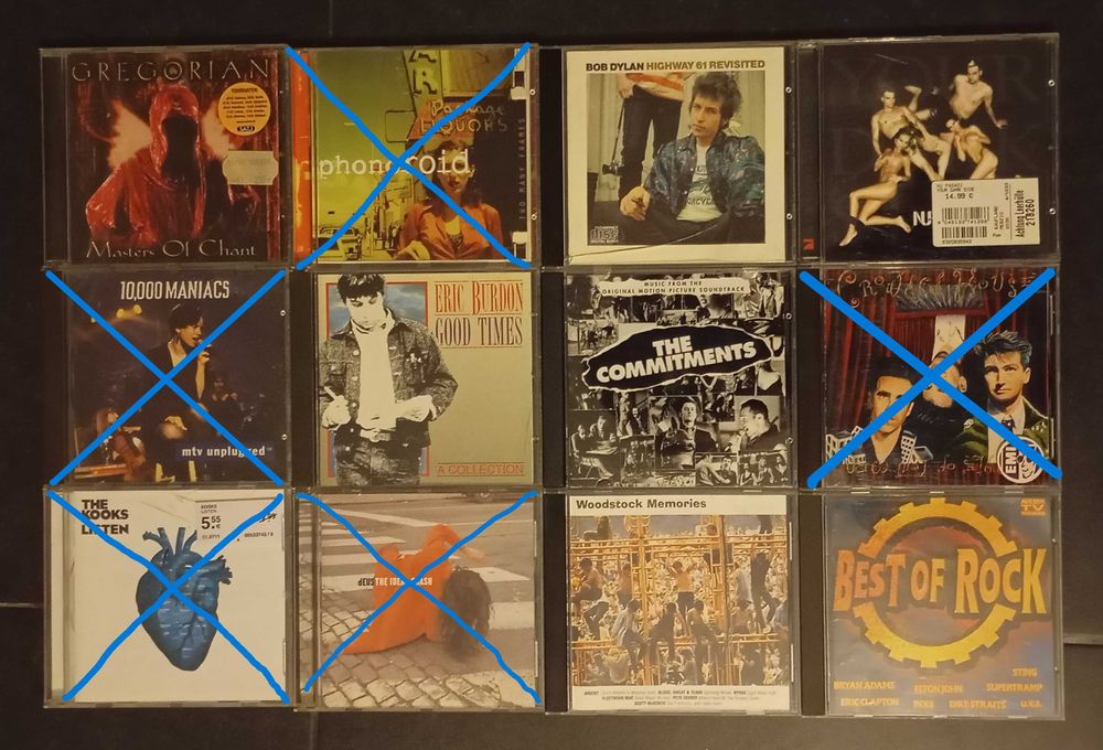 112 CDs (Pop/Rock, Hard Rock, Alternative Rock, Metal) desde 3€